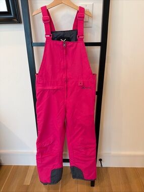 Arctix Girls Bright Pink Insulated Bib Snow Overalls size medium